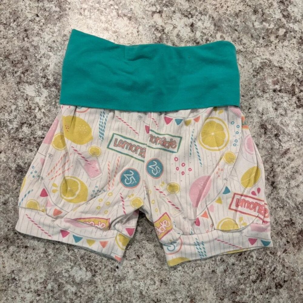 Mountain Babe 2/3 Handmade Lemonade Lemon Summer Shorts Toddler Boutique
